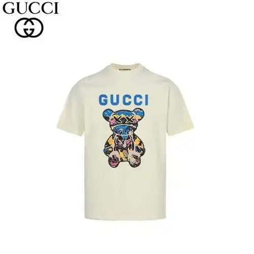 GC/Gucci 24FW painted inkjet bear short sleeves