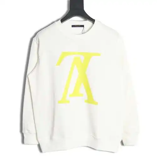 LV Louis Vuitton 24SS reverse logo print crew neck sweatshirt