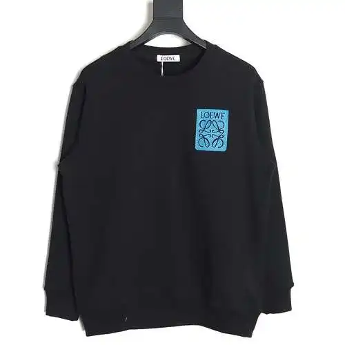 LE Loewe 24SS twill logo round neck sweatshirt