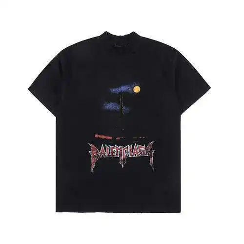 BLCG Balenciaga Paris Eiffel Tower short-sleeved T-shirt