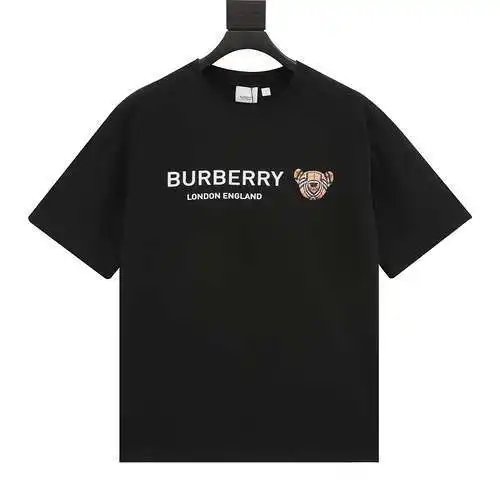 BBR bear lettering printed short-sleeved T-shirt