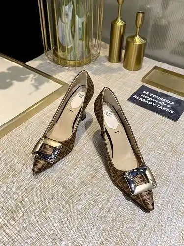 Los últimos zapatos de tacón alto de F&D Fendi, talla: 35-41 (41 personalizados) Q62YS20