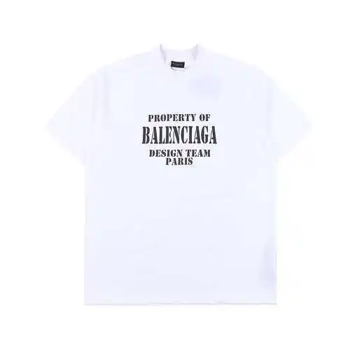 Balenciaga BLCG design logo printed short-sleeved T-shirt
