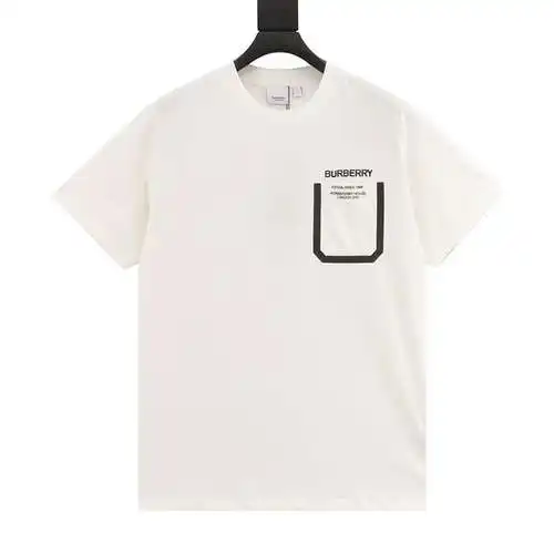 BBR chest pocket letter embroidered short-sleeved T-shirt