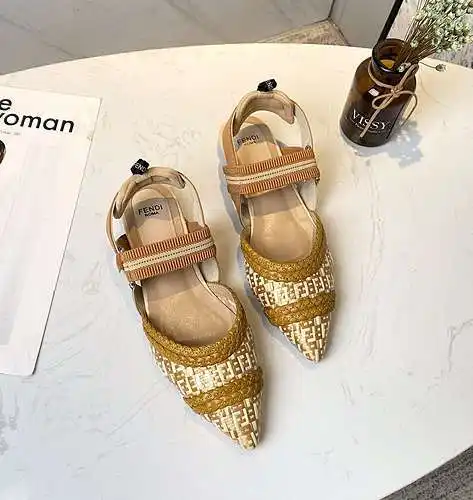 Zapatos planos tejidos F&DI Talla: 35-41 (41 personalizados) Q62YS21