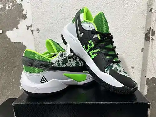 Antetokounmpo segunda generación blanco y verde