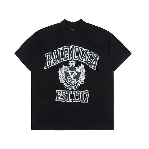 BLCG Balenciaga scissor foam print short sleeves