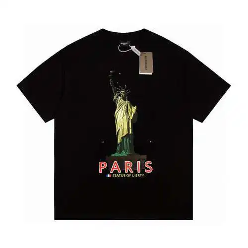 Camiseta BLCG/Balenciaga 24ss edición limitada Estatua de la Libertad de manga corta