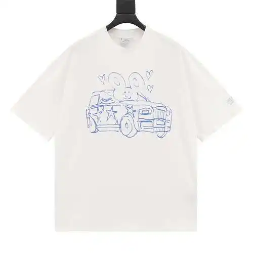 VETEMENTS 24ss crayon graffiti printed short sleeves