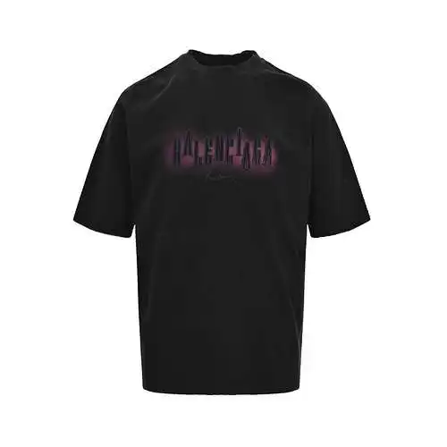 BLCG/Balenciaga Pop embroidered letter short sleeves