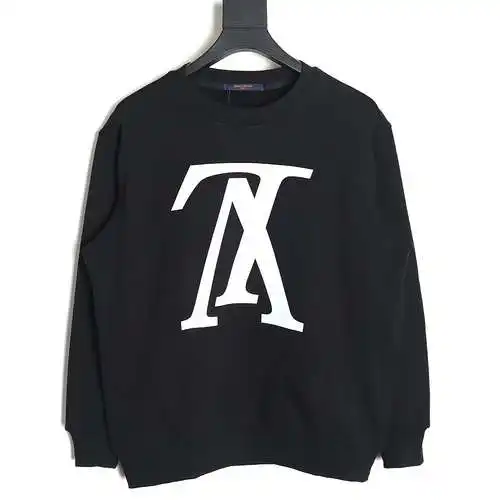 LV Louis Vuitton 24SS reverse logo print crew neck sweatshirt