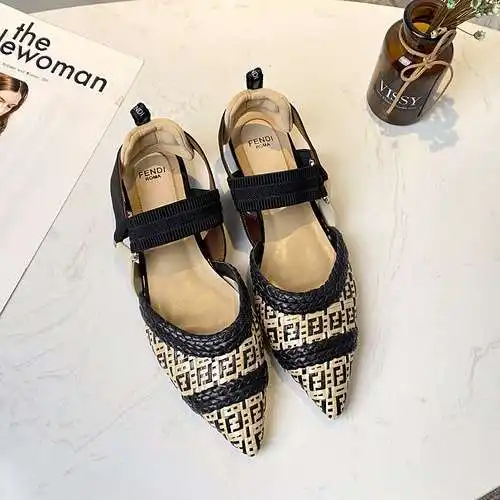 Zapatos planos tejidos F&DI Talla: 35-41 (41 personalizados) Q62YS21
