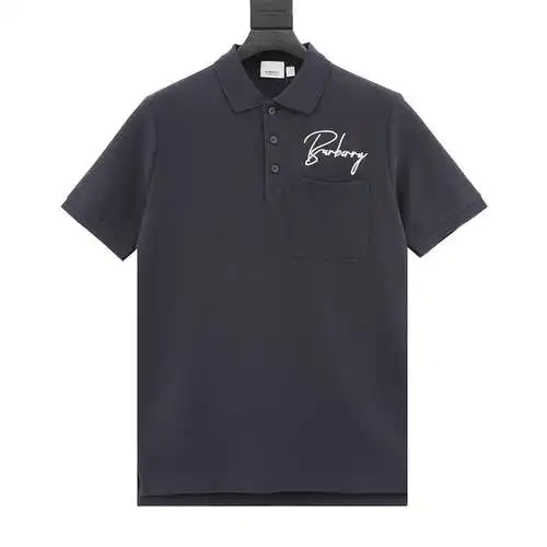 BBR22ss art signature short-sleeved polo shirt