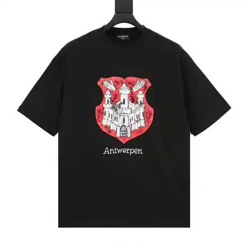 BLCG castle print short-sleeved T-shirt