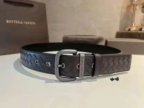 BV original men's leather belt counter quality BV men's belt spot wholesale width 4.0CM complete acc