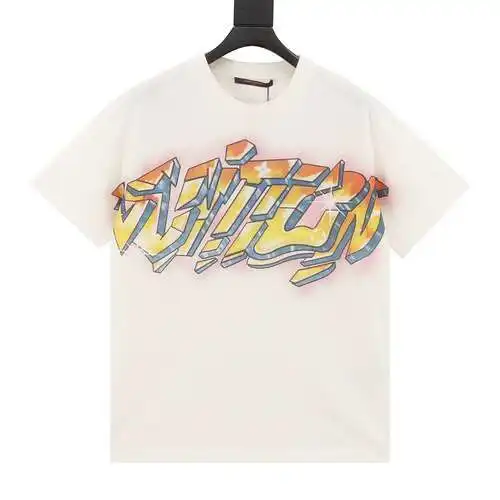 1V anime letter print short sleeves