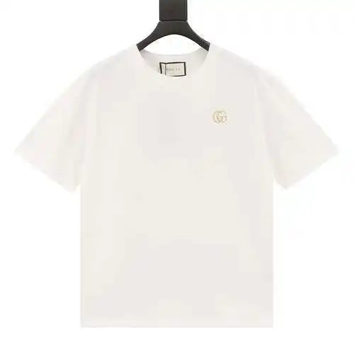 G Home 22ss gold double G small logo embroidered short sleeves