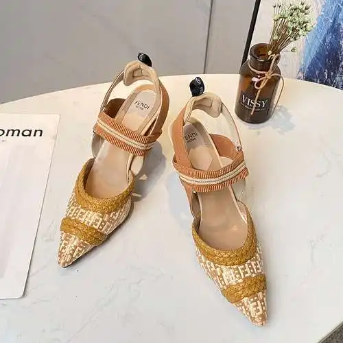 Zapatos de tacón tejidos F&DI Talla: 35-41 (41 personalizados) Q62YS21