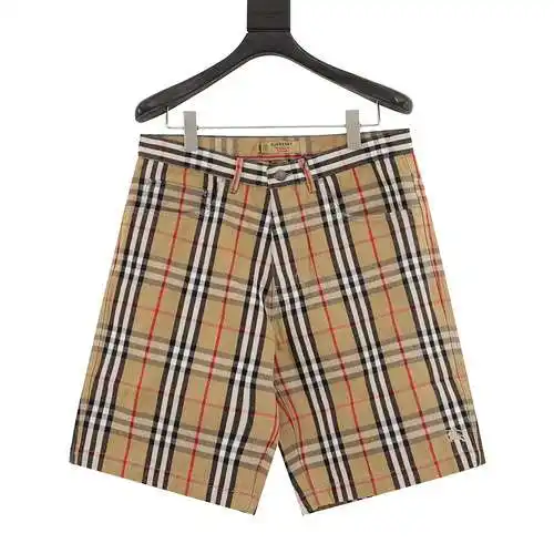 BBRsup joint denim plaid shorts