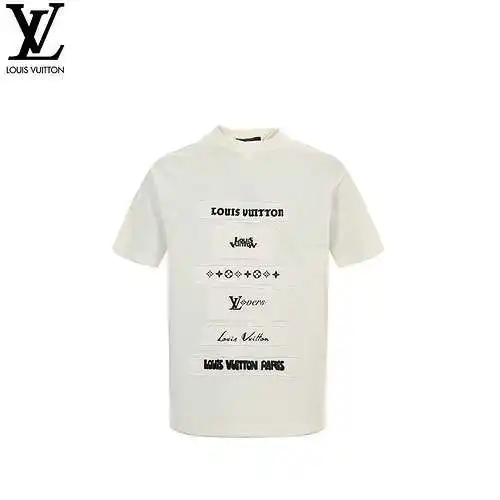 LV/Louis Vuitton 24FW patch reverse presbyopic short sleeves