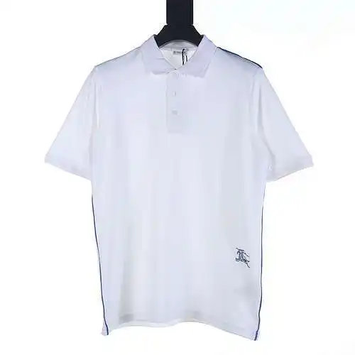Burberry BBR Side Line Hem Knight War Horse Short Sleeve Polo Shirt