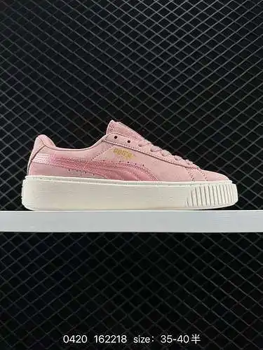 9 Puma Puma Suede Platform Rihanna zapatos de plataforma de suela gruesa de segunda generación calza