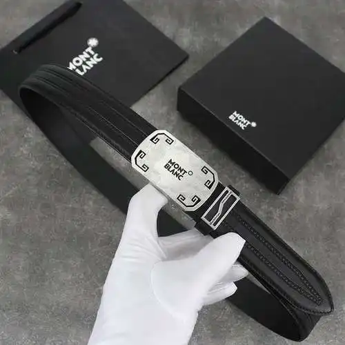 MBC cinturón de cuero original para hombre calidad MBC cinturón para hombre punto al por mayor ancho