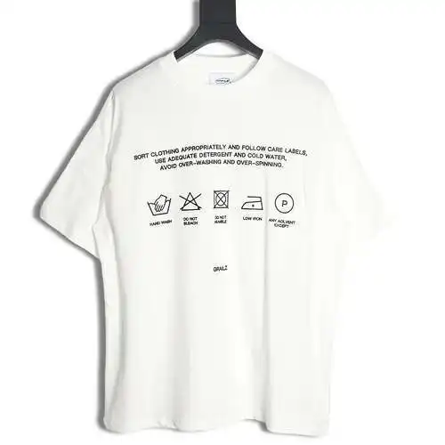 Gra*ilz 24SS washed logo printed short-sleeved T-shirt