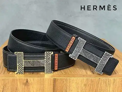 H Aima cinturón de cuero original para hombre calidad mostrador H Aima cinturón para hombre listo pa