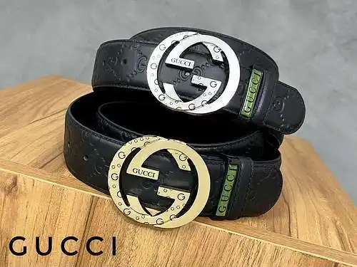 Cinturón de cuero GG original para hombre, cinturón GG de calidad para hombre, disponible en stock, 