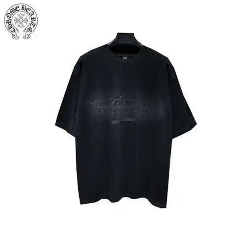 CH/Cro heart front and back hot diamond short sleeves
