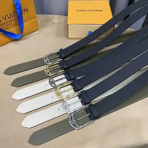 LV original men's and women's leather belts counter quality LV men's and women's belts in stock whol