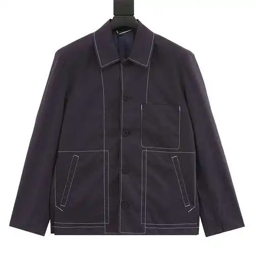 CD 24SS topstitched three-pocket work jacket