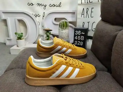 329D Adidas VL Court 2.0 NEO series zapatillas casual transpirables, cómodas y ligeras