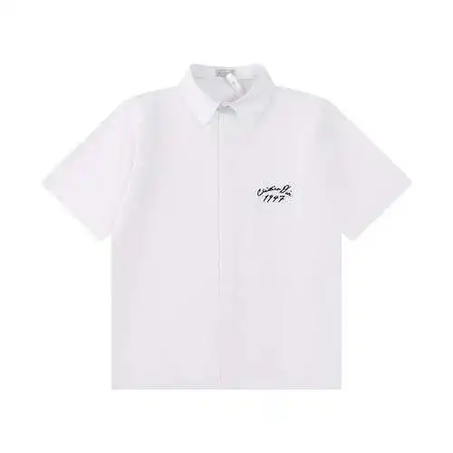 CD Dior 24ss última camisa de manga corta con LOGO