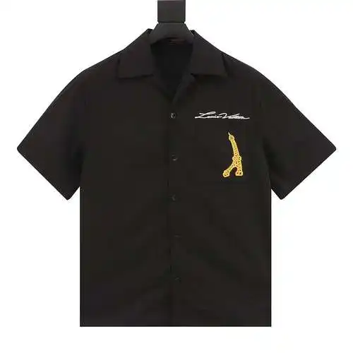 Camisa de manga corta bordada Tower nuevo estilo 1V 24