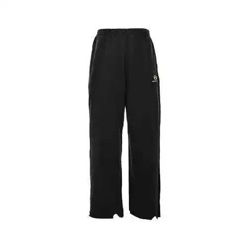 BLCG Balenciaga 24ss pantalones desgastados con bordado de letras y doble anilla
