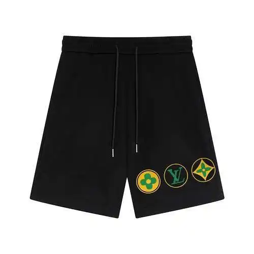 Pantalones cortos con LOGO de silicona de tres flores de edición limitada LV Louis Vuitton 24ss
