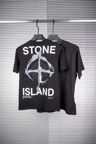 Stone Island Cross Brújula Manga Corta Negro