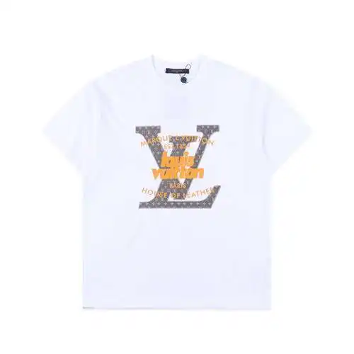 Camiseta de manga corta con letra presbicia edición limitada LV Louis Vuitton 1854