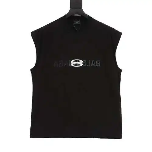 Chaleco con letras invertidas y doble bucle BLCG 24SS