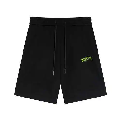 BLCG Balenciaga 24ss pantalones cortos de onda de cola verde de edición limitada