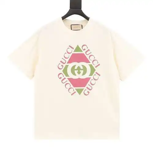 G Home Camiseta Manga Corta Big Square Doble G Estampado