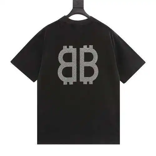 Camiseta manga corta BLCG 24SS industria pesada doble B lavada y planchada