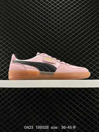 4 Artículos retro Puma Palermo OG Zapatillas de entrenamiento morales de corte bajo, antideslizantes