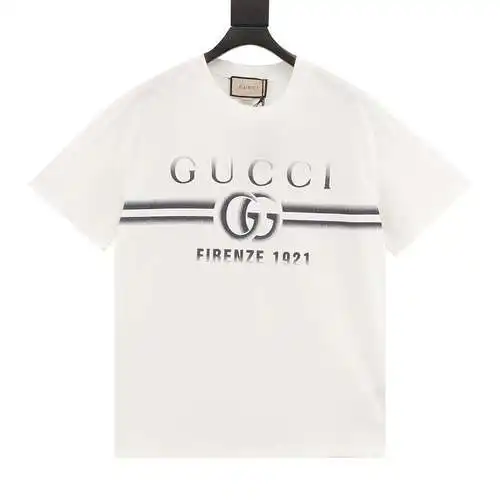 G Home Firenze 1921 estampado descolorido cuello redondo manga corta