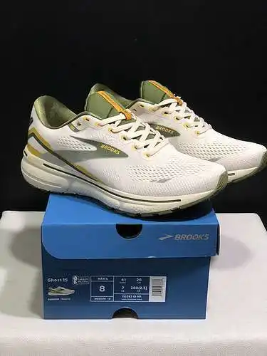 Zapatillas bajas para correr Brooks Ghost 15, amortiguadoras y resistentes al desgaste, para hombre 