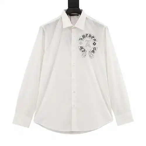 Camisa de manga larga con parche conjunto de corazón de 1V✘ CH Crow