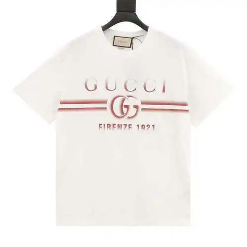 G Home Firenze 1921 estampado descolorido cuello redondo manga corta