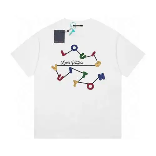 Camiseta de manga corta Big Dipper colorida de edición limitada LV Louis Vuitton 24ss